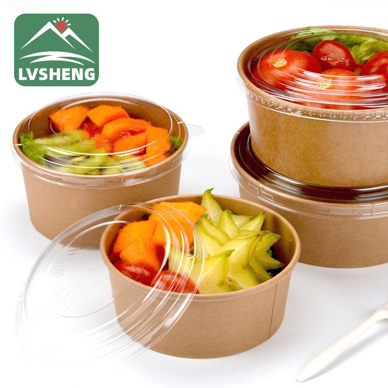Ken jy Kraft Paper Soup Bowl