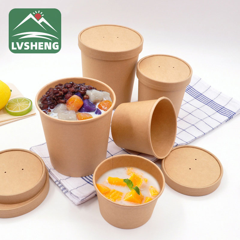 Papierbakke vir warm sop